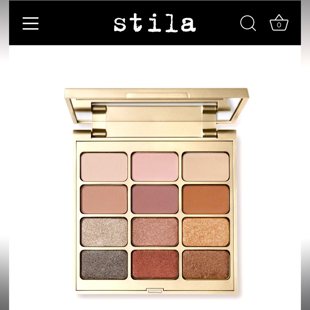 Stila Matte ‘N Metal Eyeshadow Palette NIB
